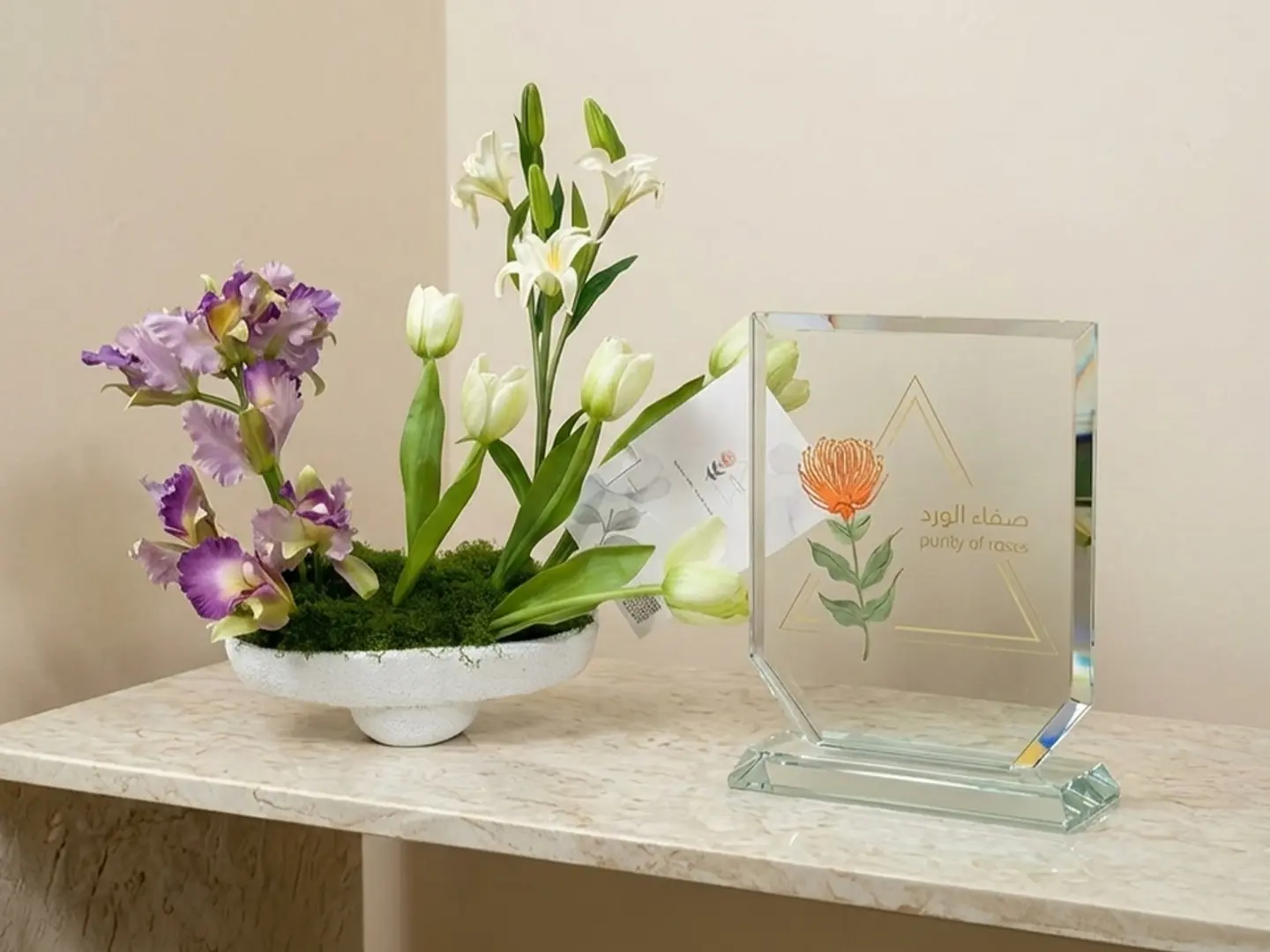 فازة الورد الصناعي رقم 5