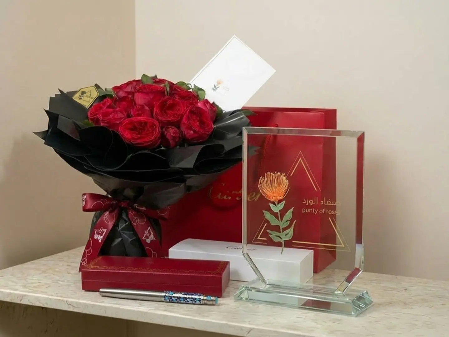 قلم ماستركارتير مع البيبي بوكيه21