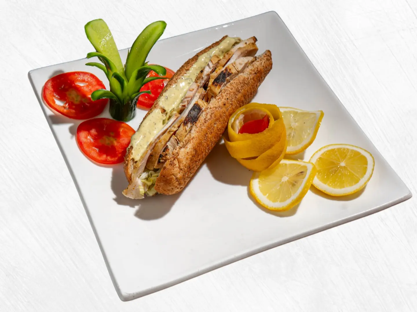 ساندوتش دجاج بصوص الرانش