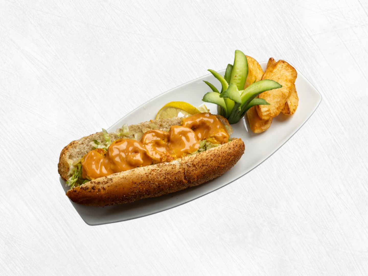 Dynamite Shrimp Sandwich
