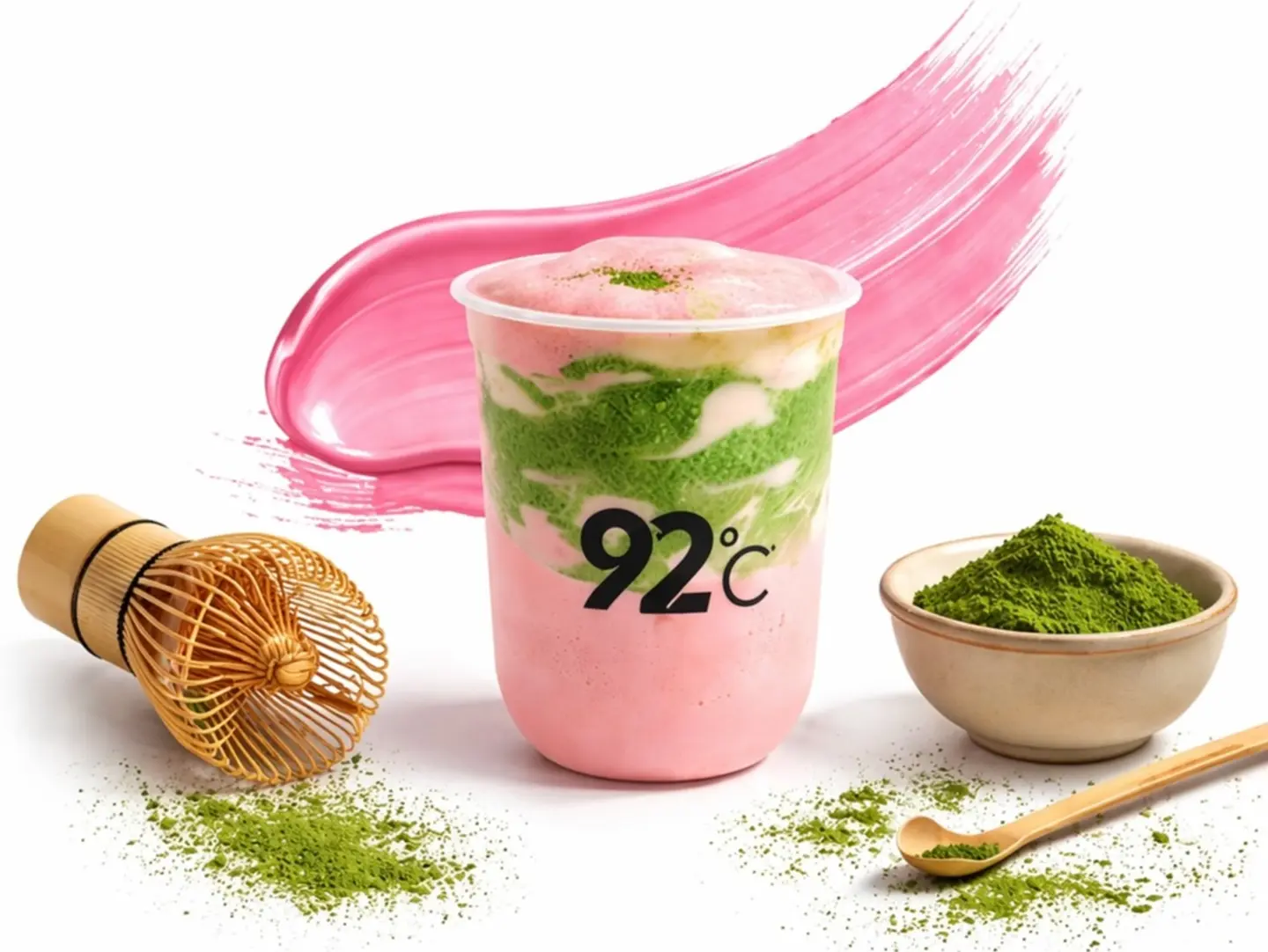 Pink Matcha Latte