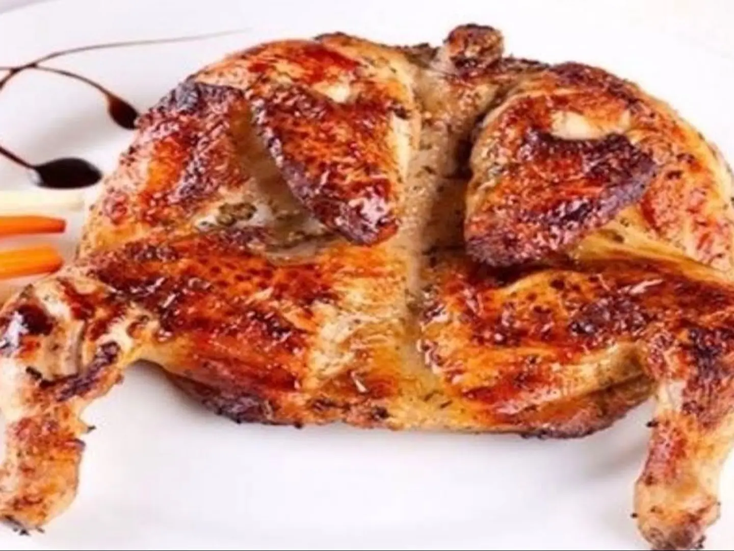 نصف دجاج شواية سادة