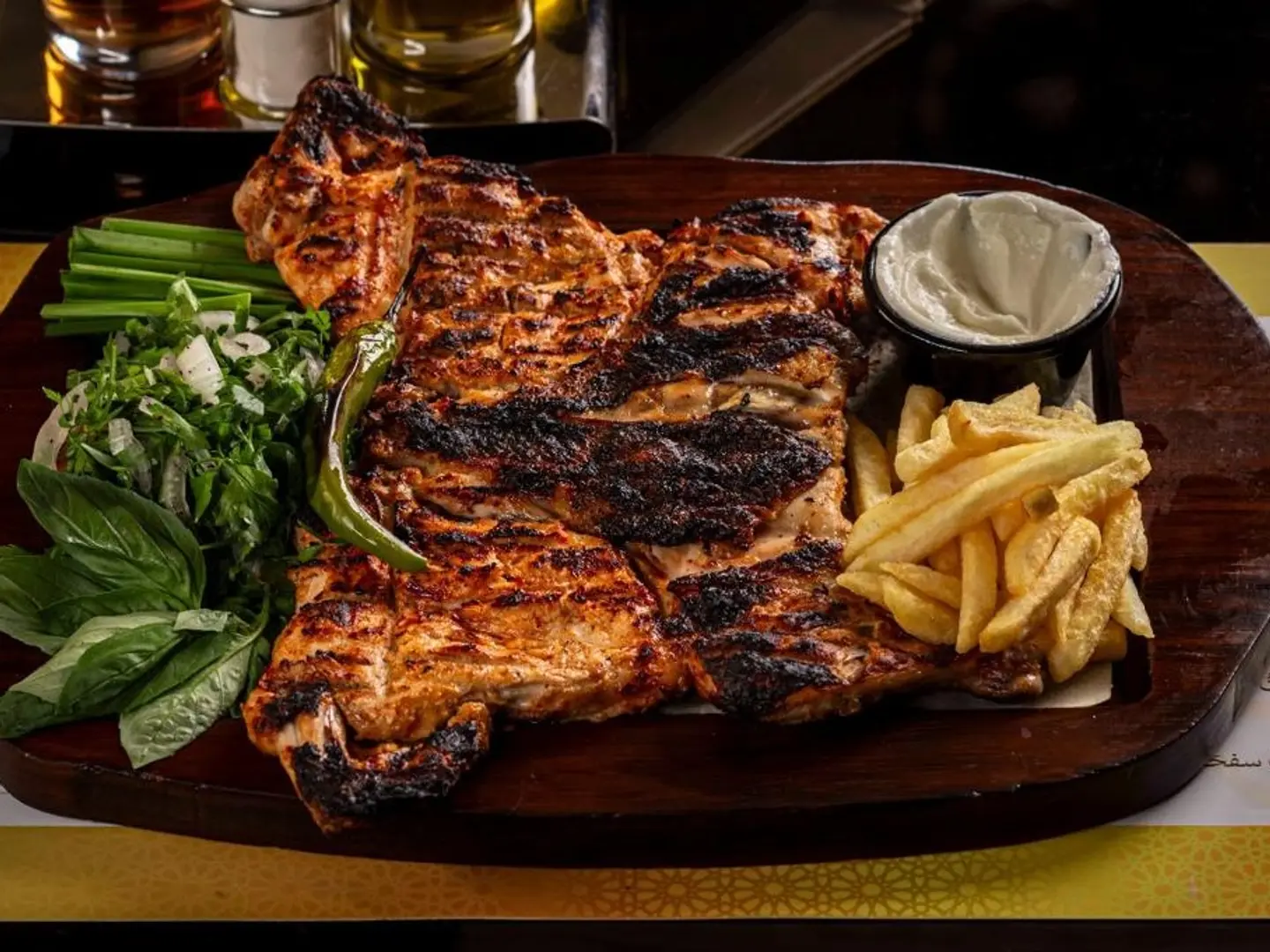 دجاج على الفحم