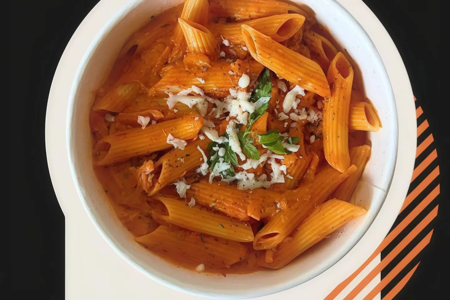 Pink Pasta Chickens