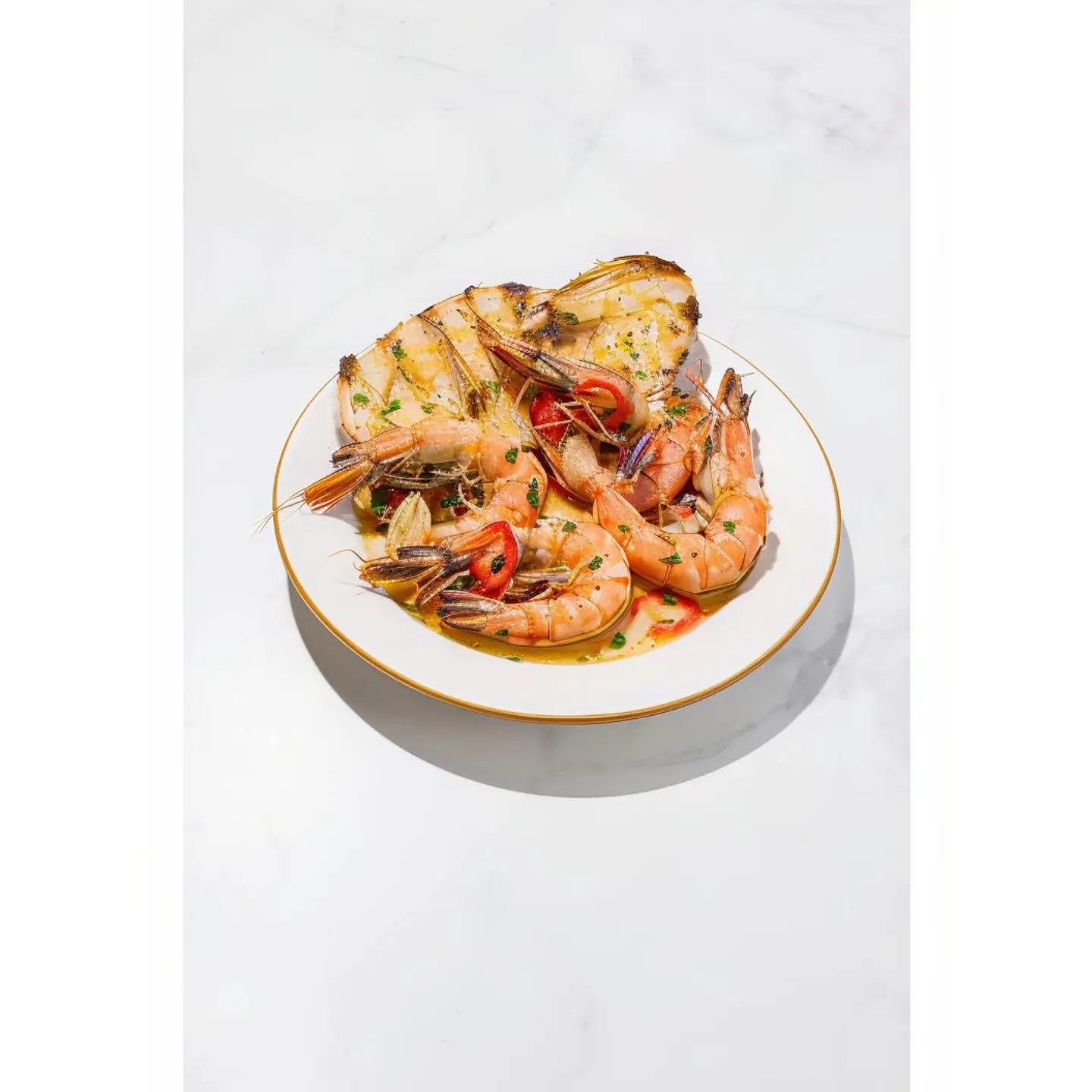 Herby King Prawns