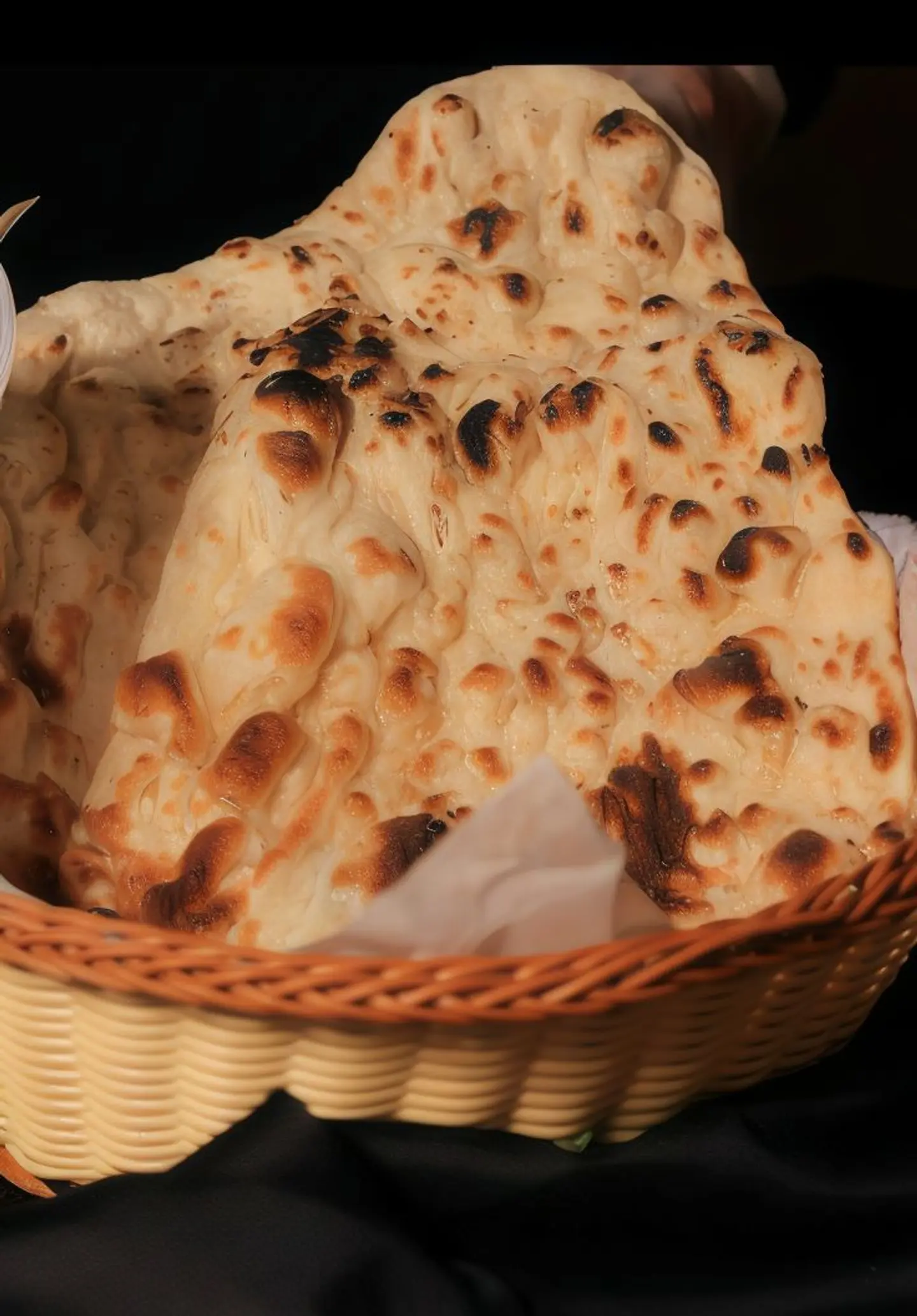Naan Bread With Garlic And Butter