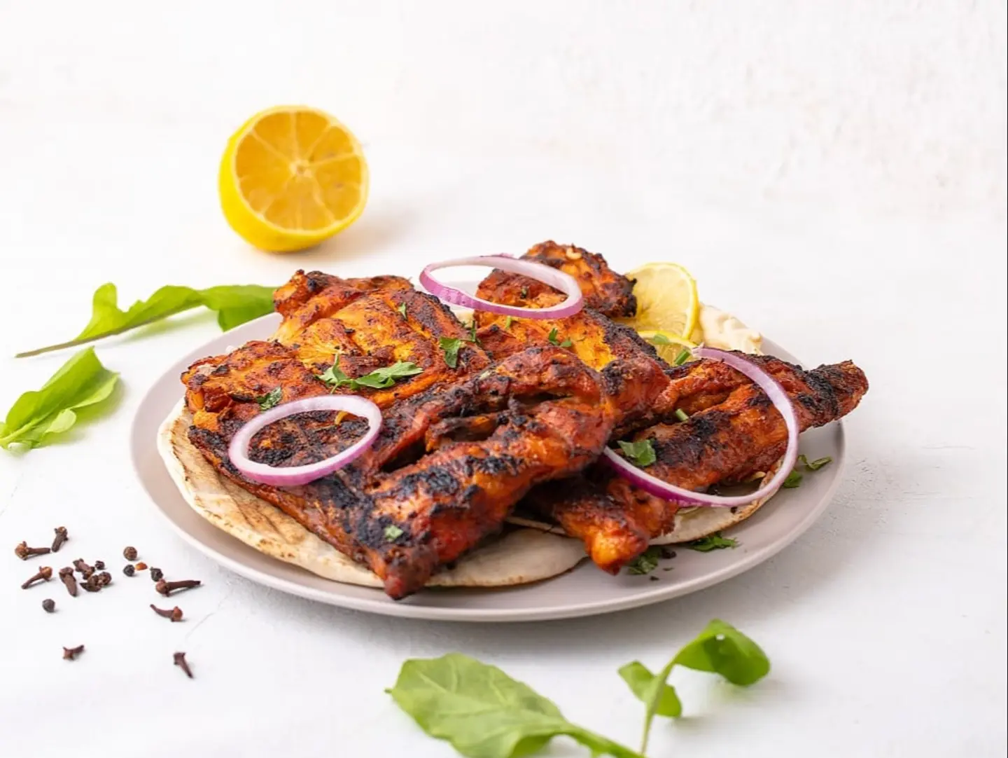 Half Spicy Charcoal Grilled Without Plain Rice