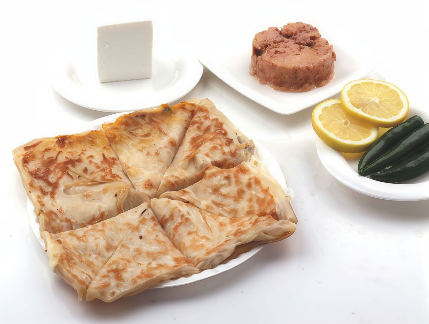 مطبق جبنه بيضاء