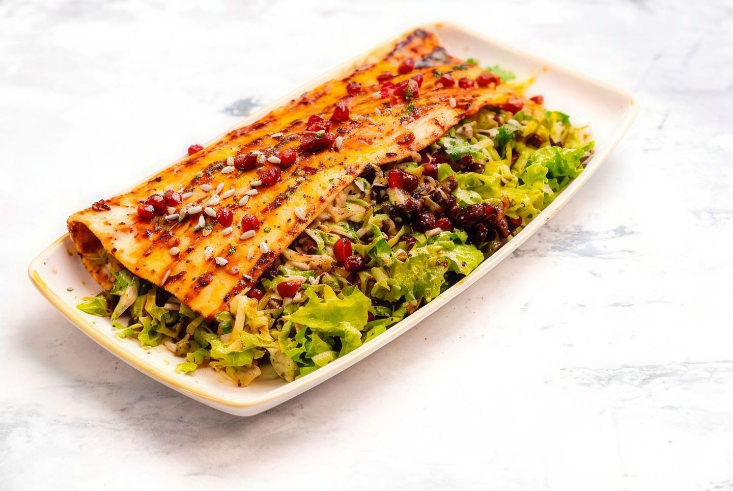 Paillard De Pollo Salad