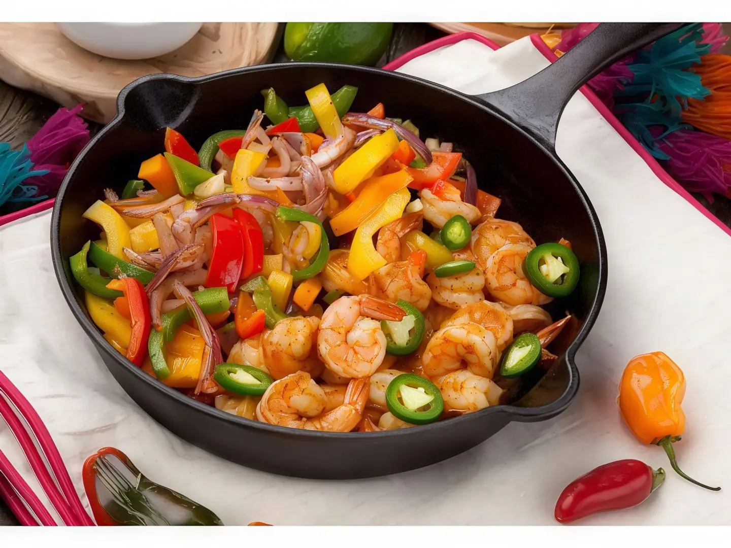 Shrimp Fajita Meal