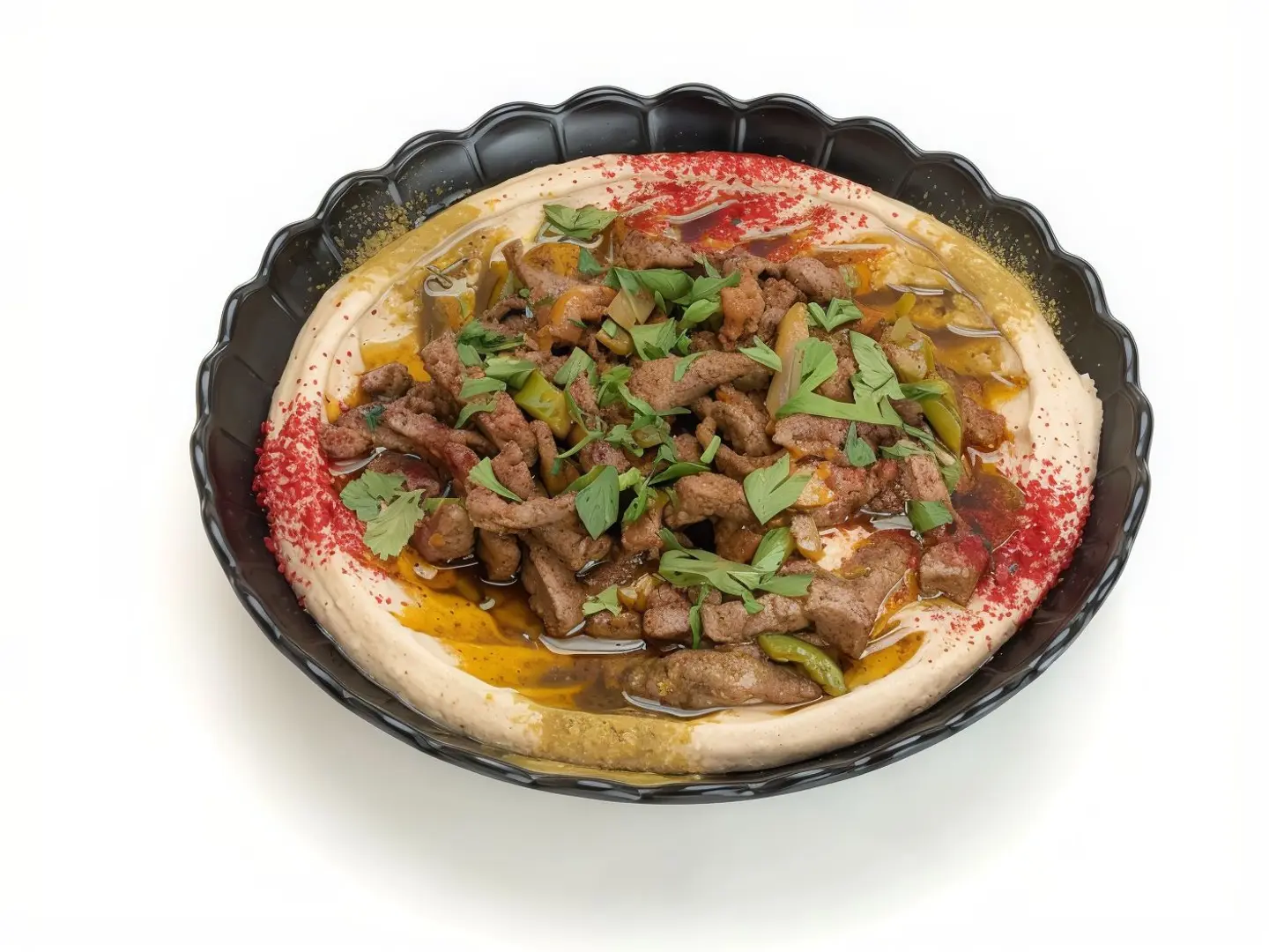 A Plateofhummuswilthliver