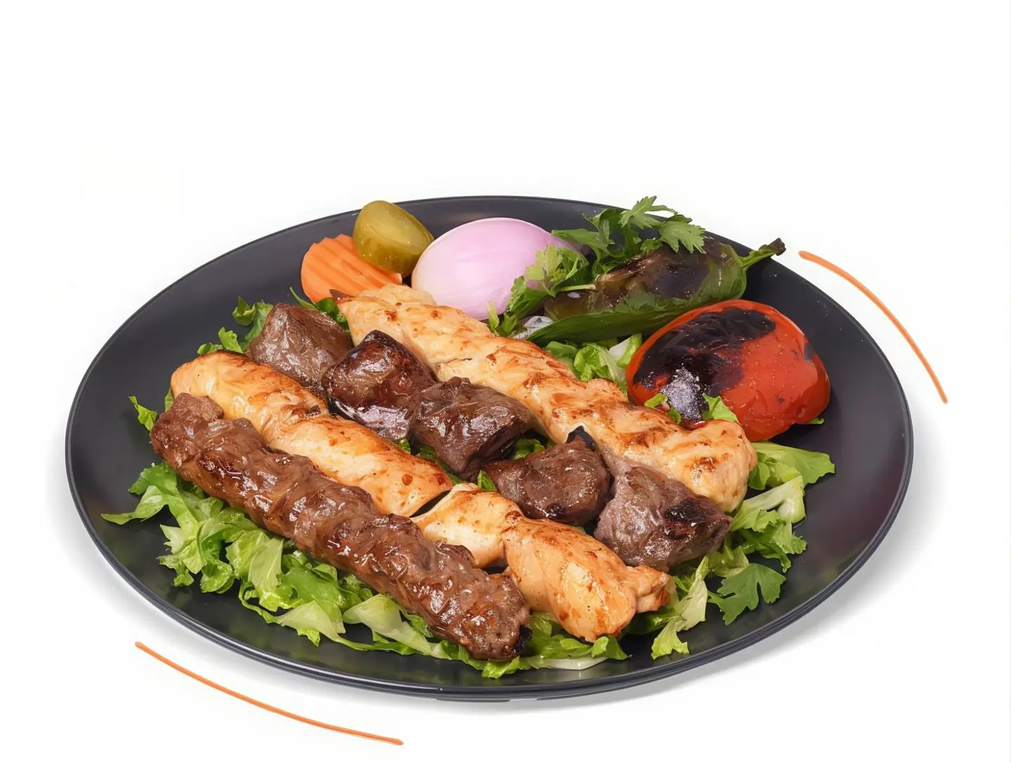 مشكل مشاوي  - نص كيلو 7اسياخ مشكلة