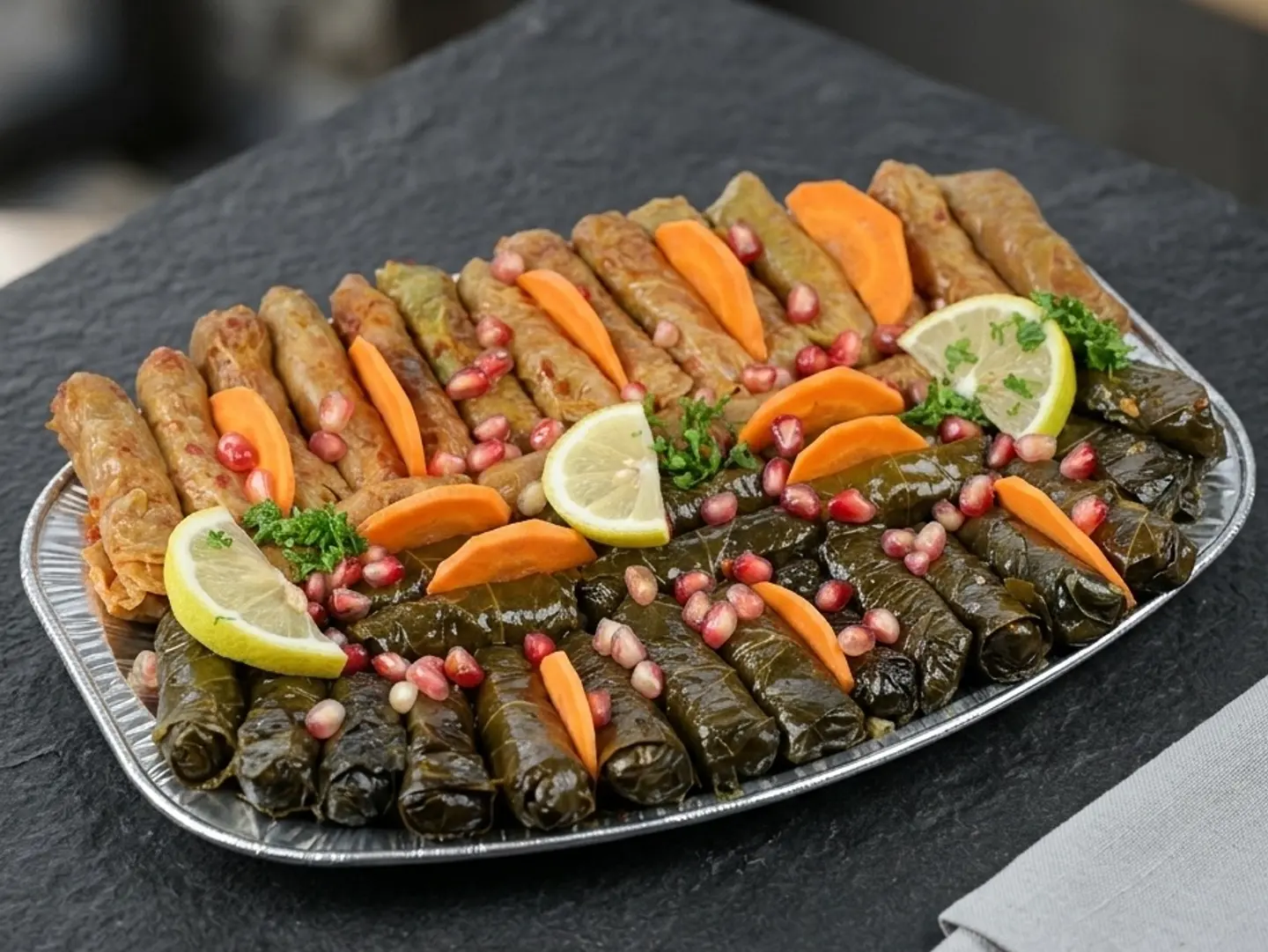 ٣٠ ورق عنب وملفوف