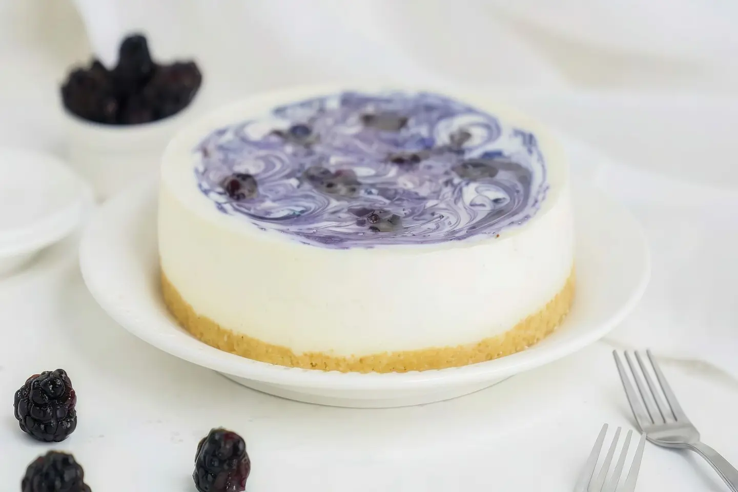 Small Blueberry Cheesecake