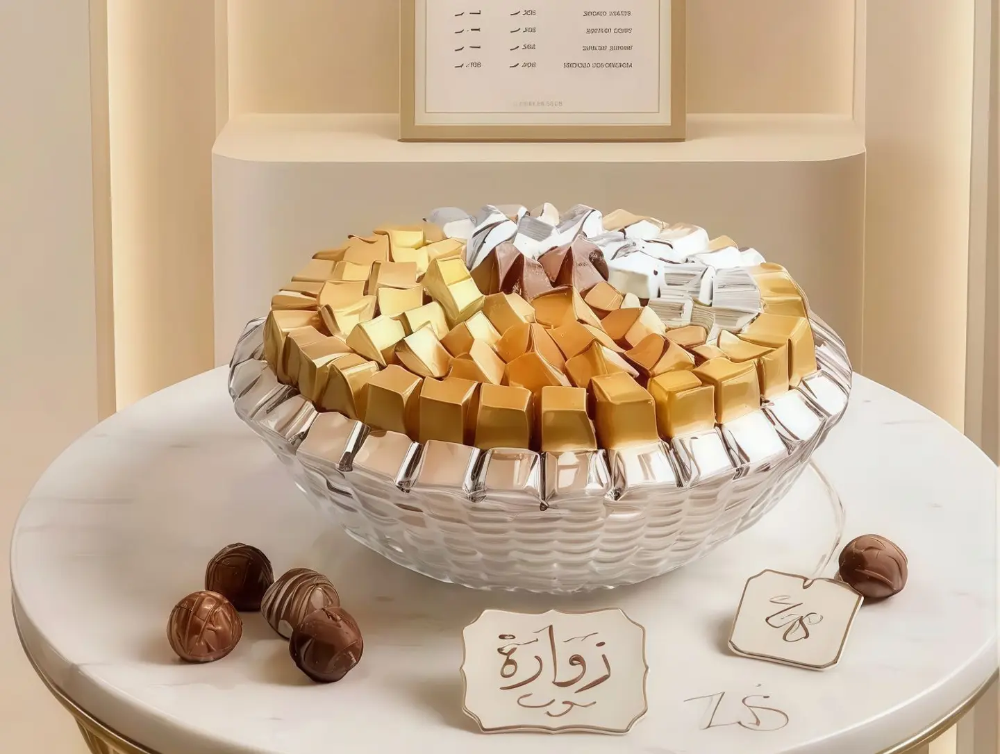 صحن شوكولاته مغلف ميكس