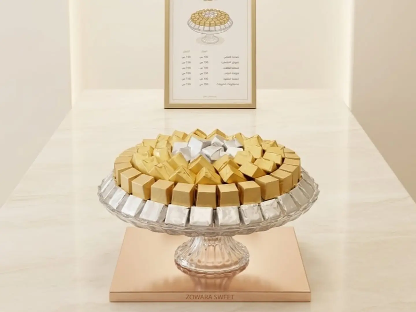 صحن شوكولاته مغلف ميكس