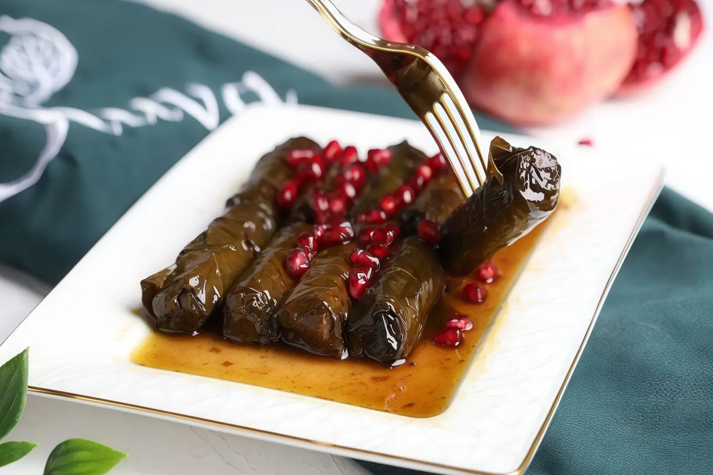 ورق عنب دبس الرمان - وسط