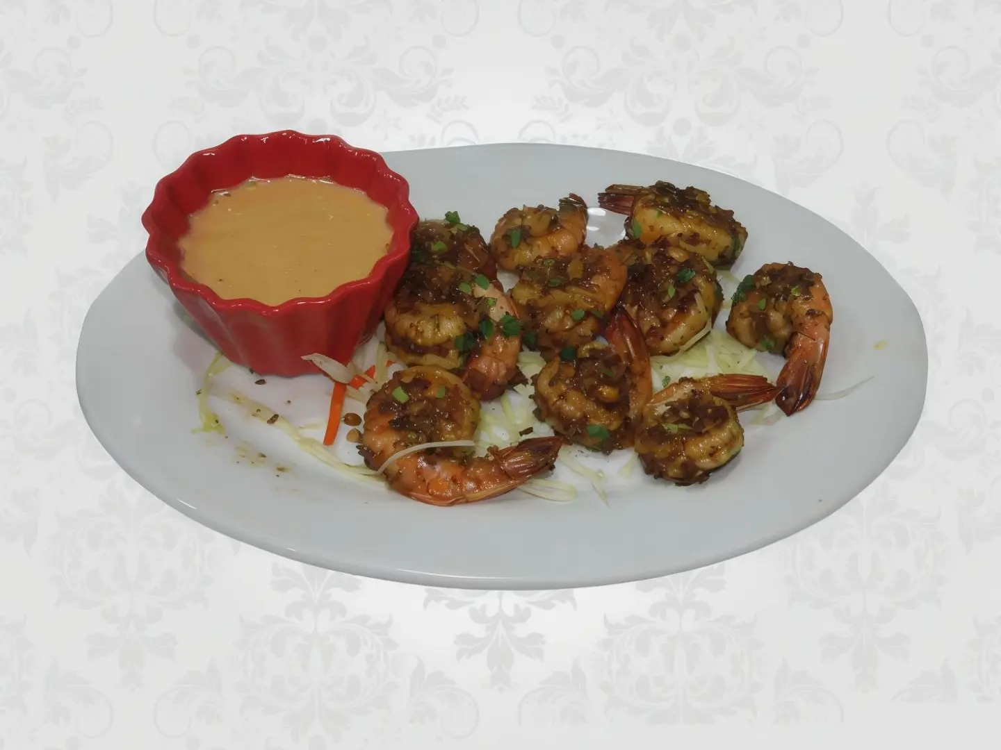 Hot Chilly Crushed Prawns
