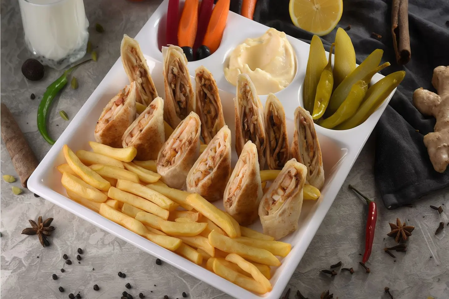 Chicken Shawarma Meal