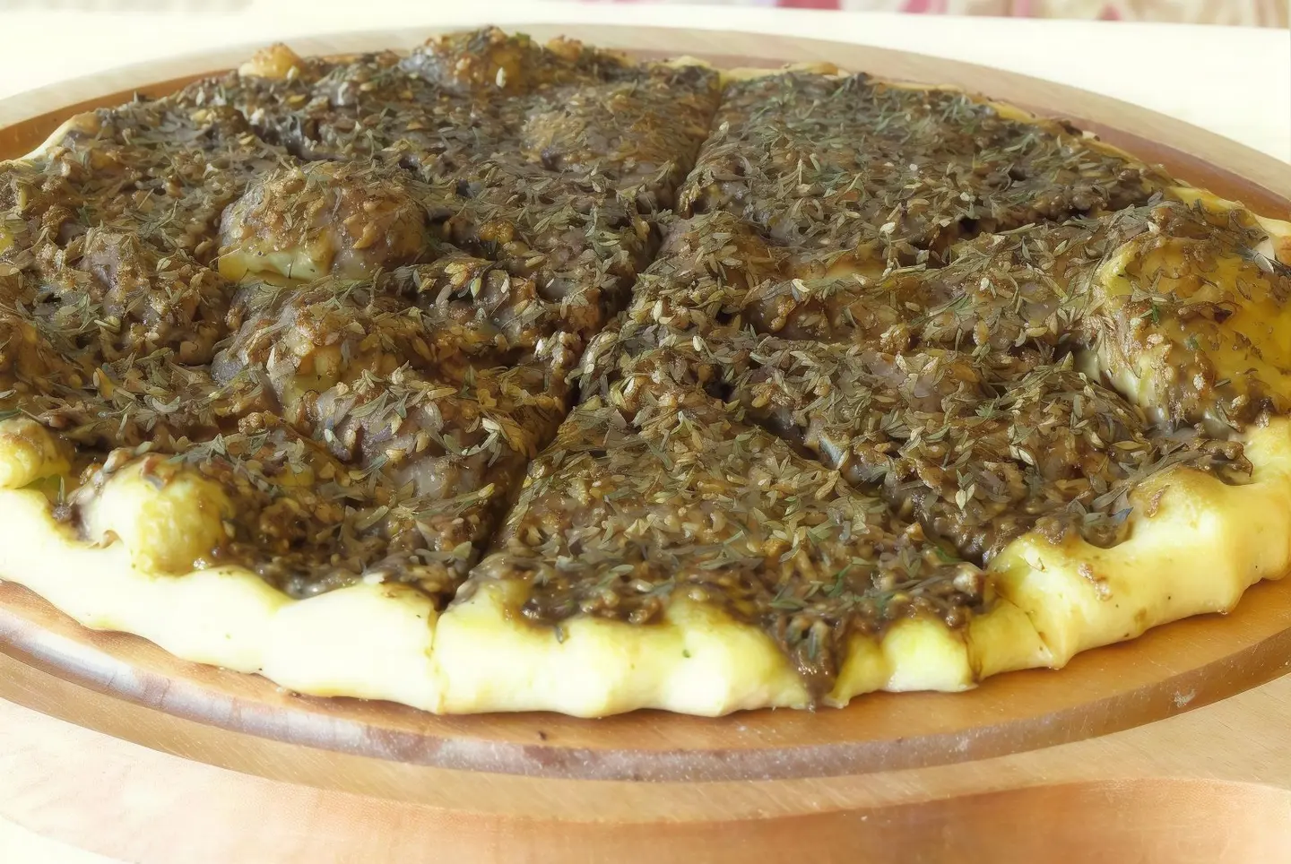 بيتزا زعتر