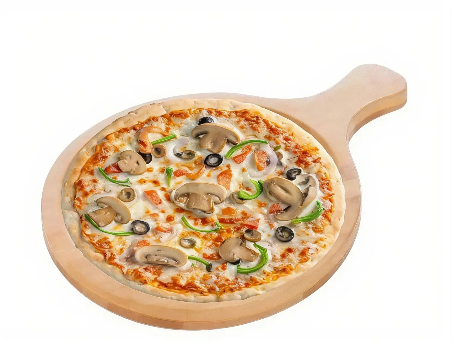 بيتزا مشروم صغير