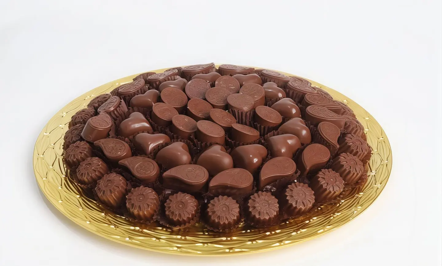 شوكولا مكشوف دائري