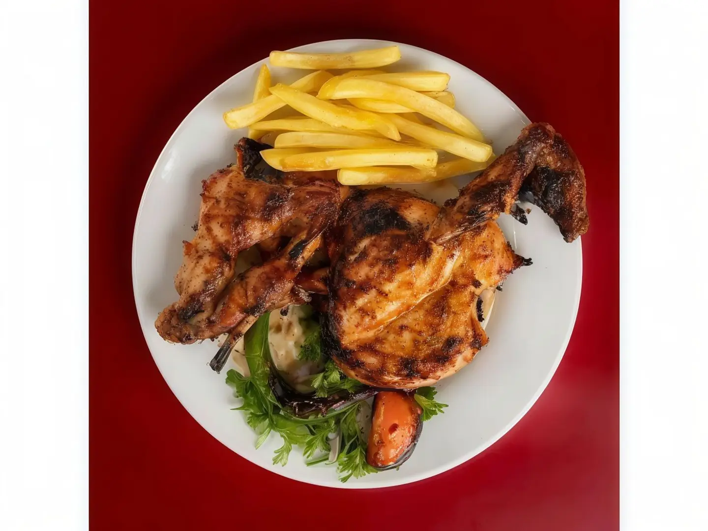 Half Charcoal Chicken