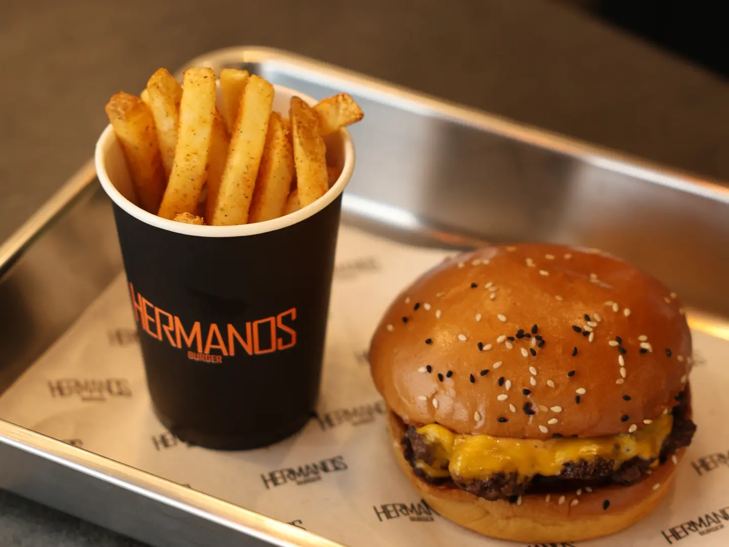 Double Hermano + Fries