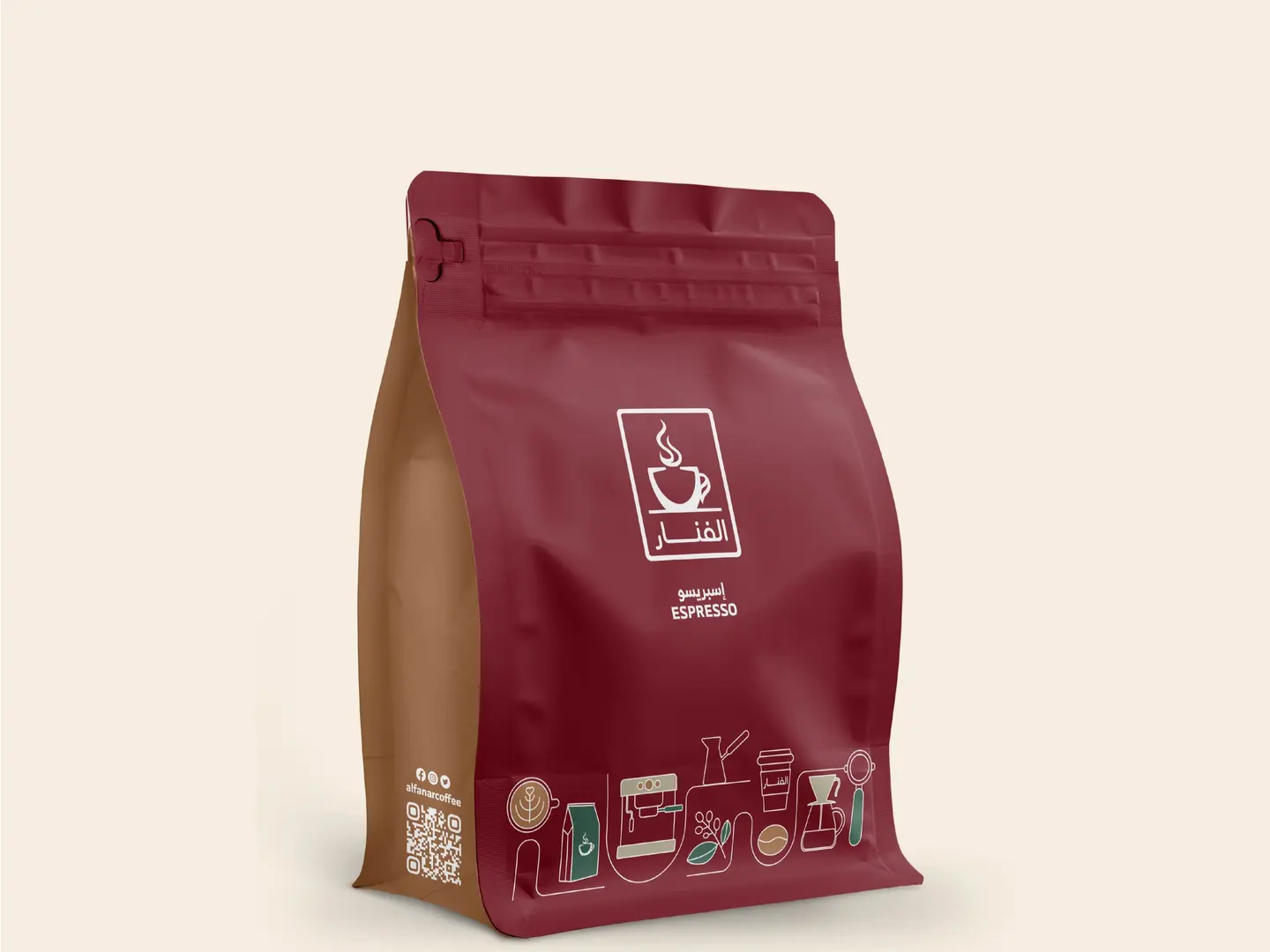 Espresso Coffee Pouch 250g