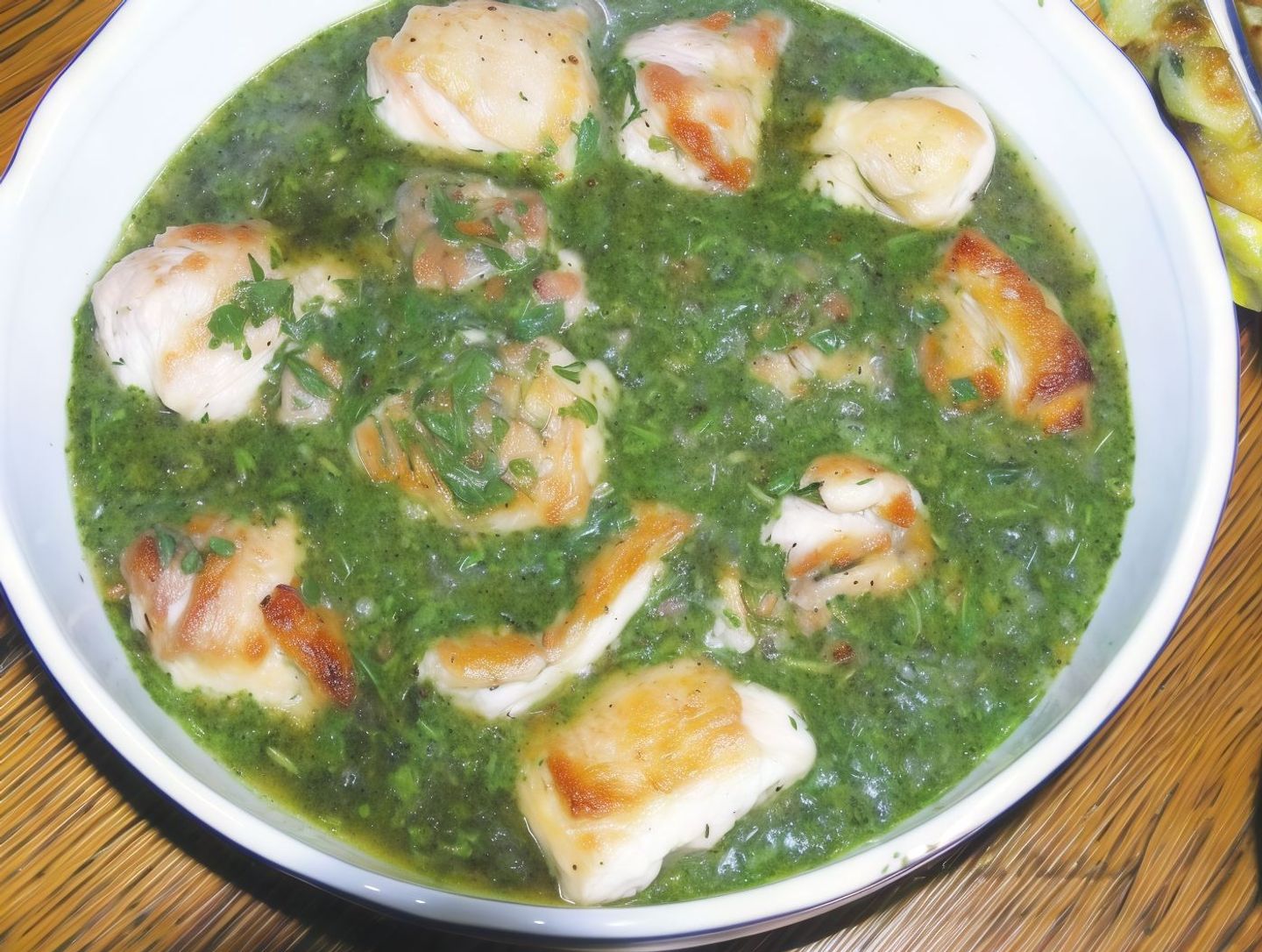 ملوخية بالدجاج