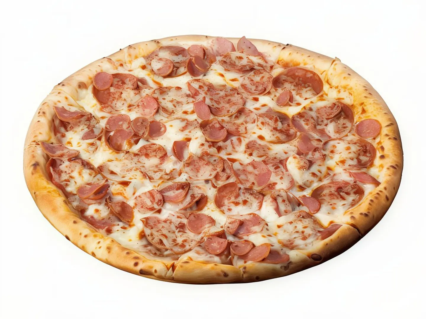 بيتزا ببروني نقانق