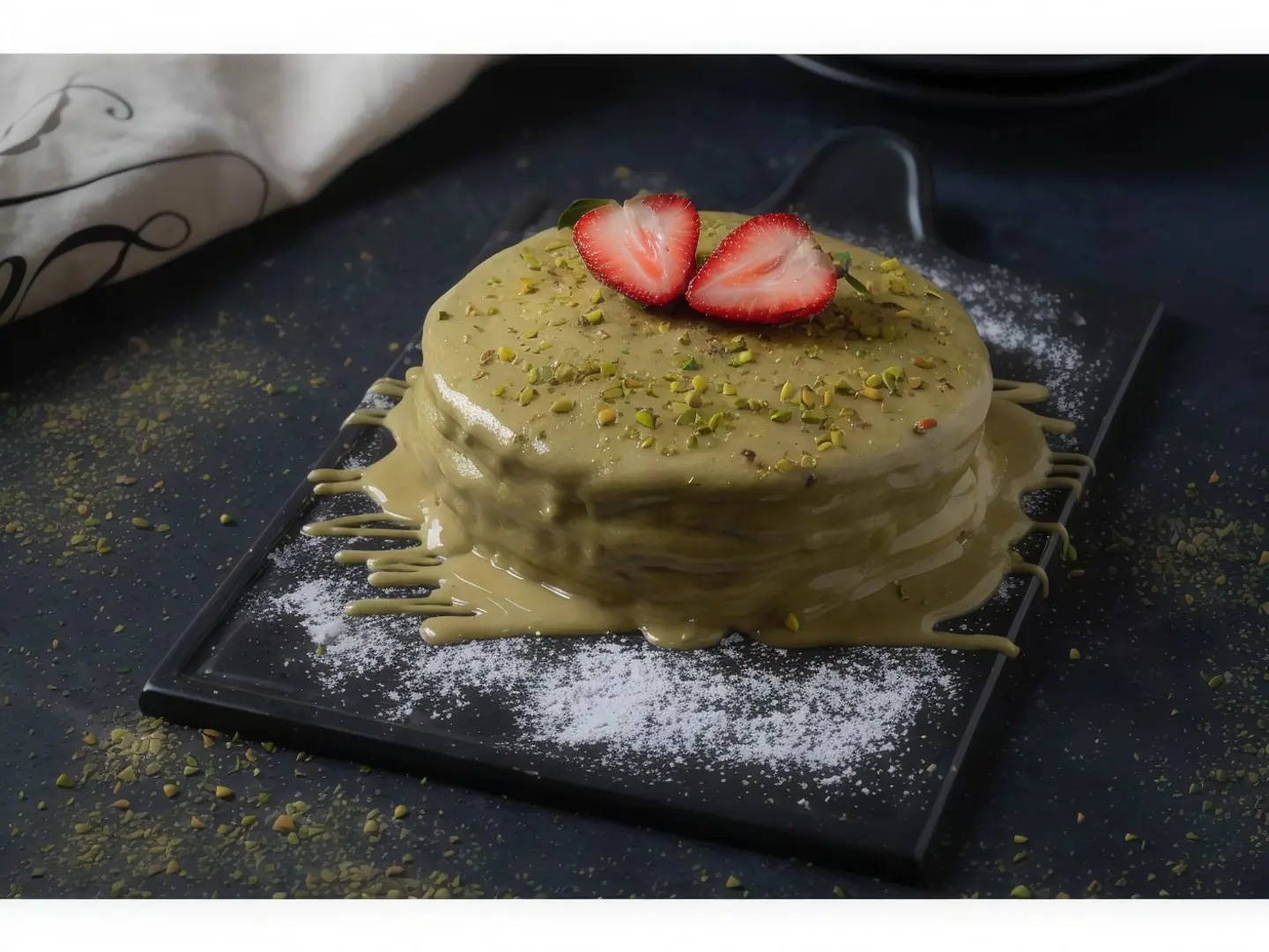 Jumbo Pistachio Pancake