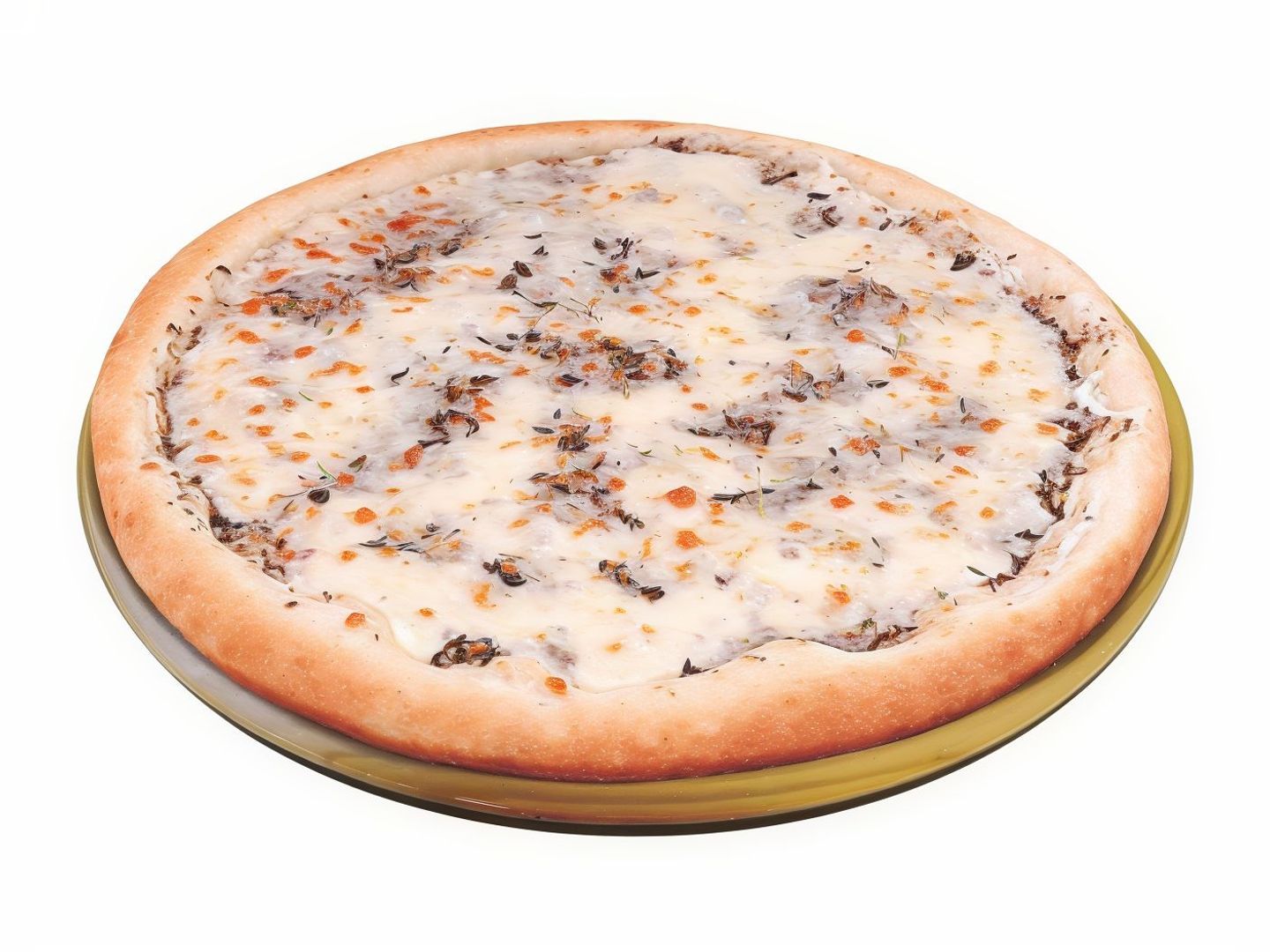 Cheese With Labnah And Thyme Pizza
