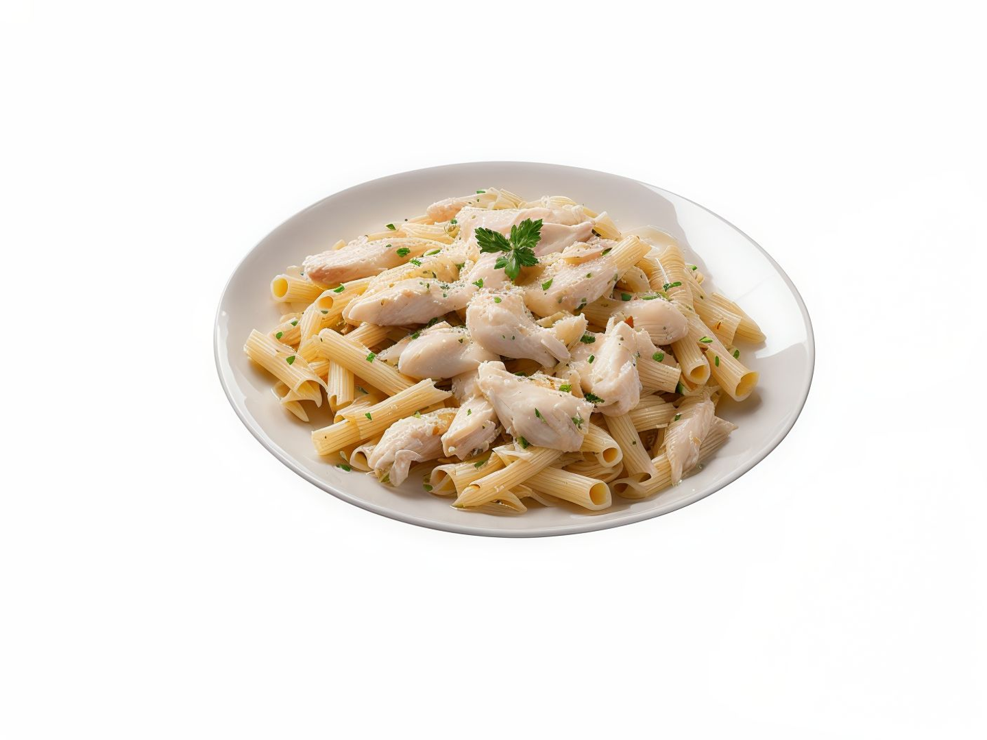 White Pasta With Chicken