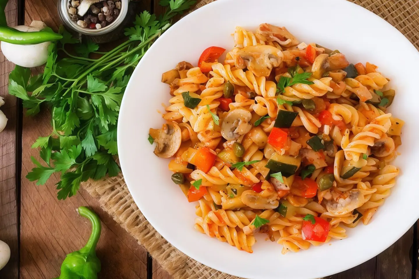 Large Meat Pasta
