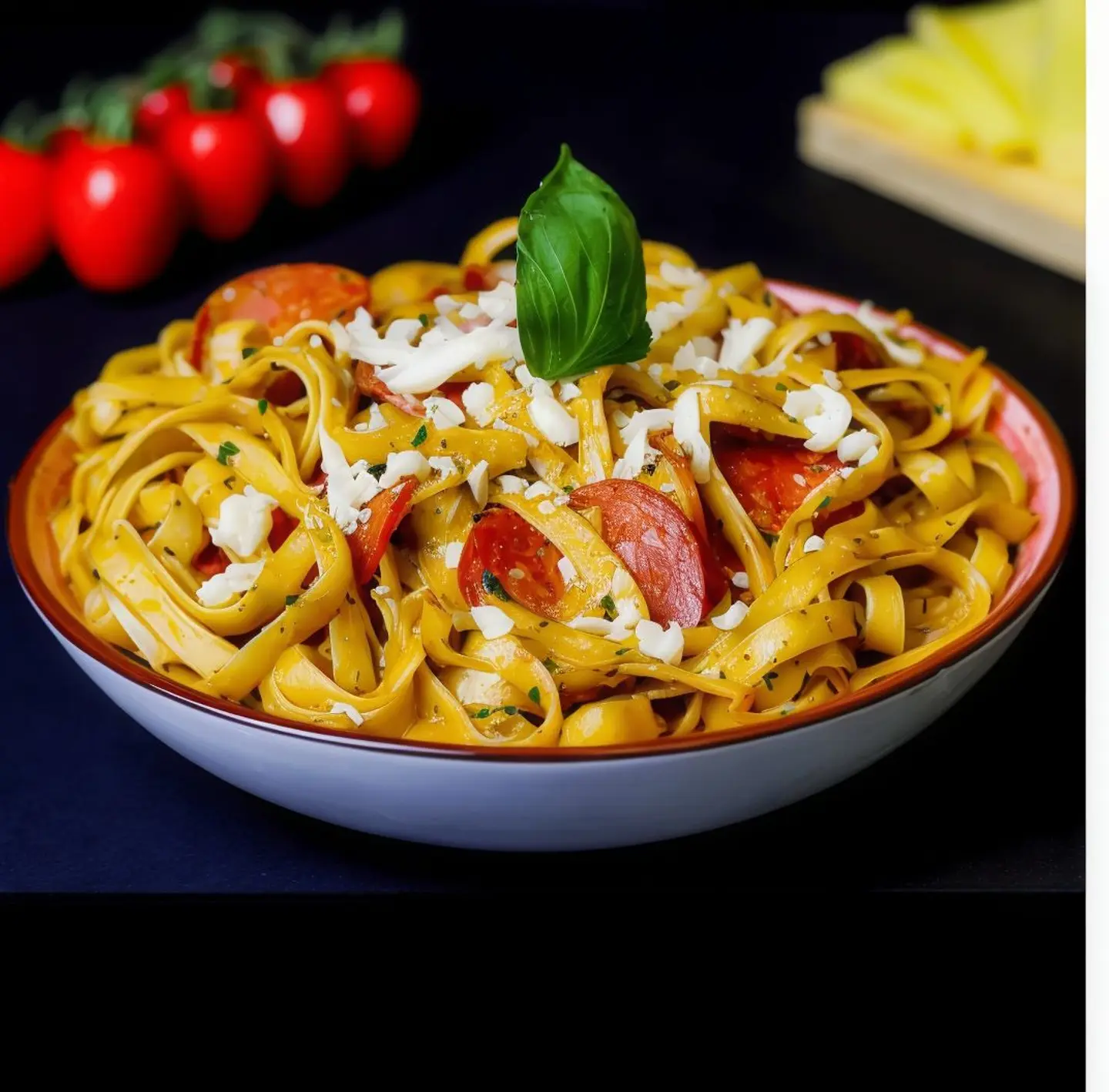 Pepperoni Fettuccine