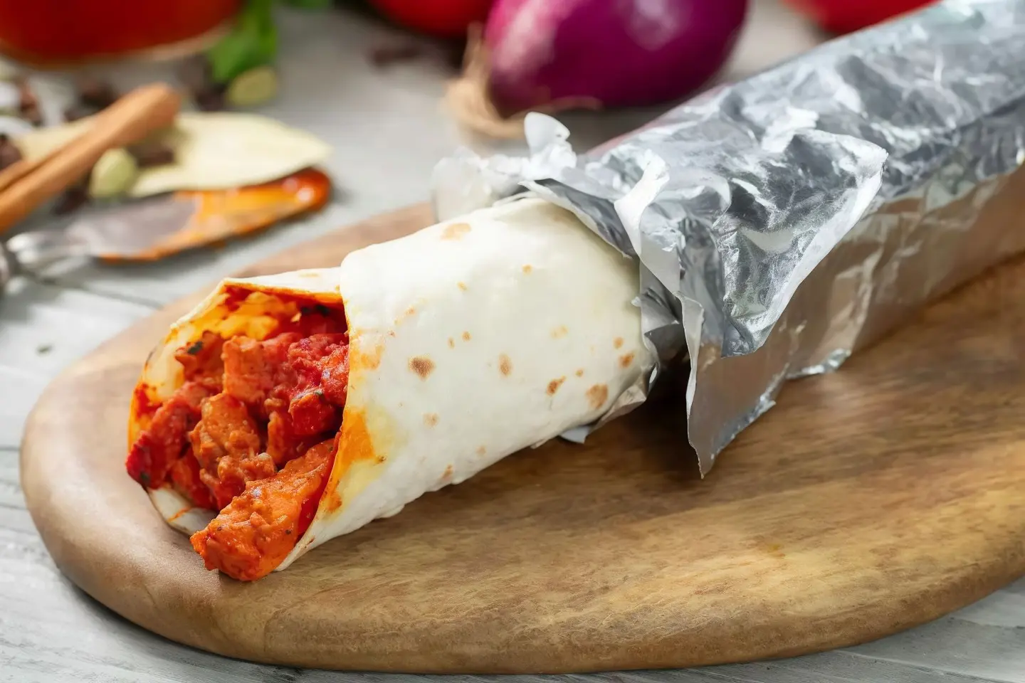 ساندوتش تكا مسالا رول