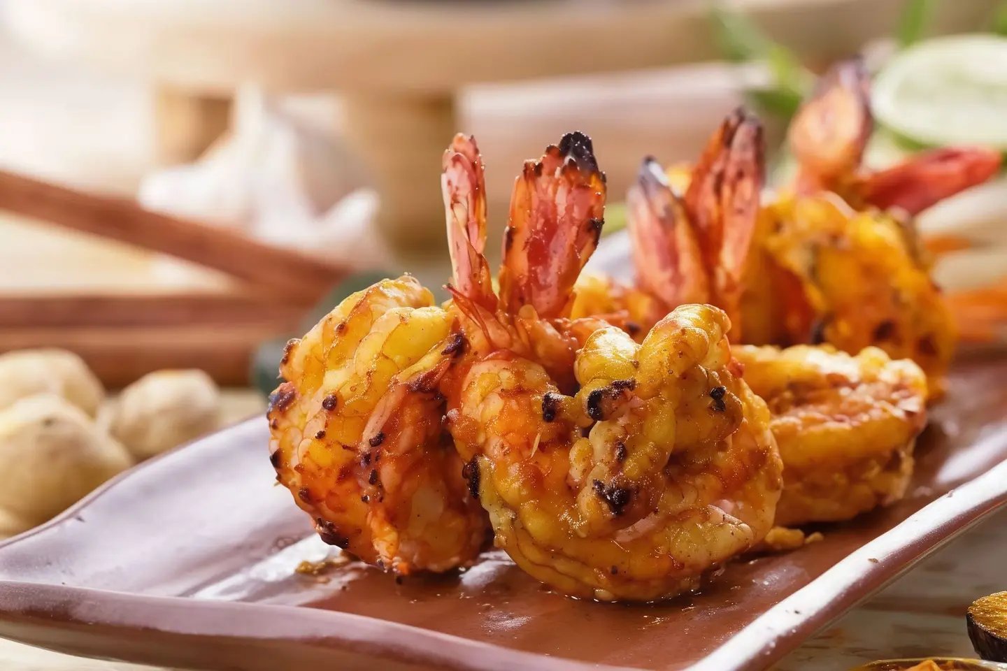 روبيان تندوري مشوي