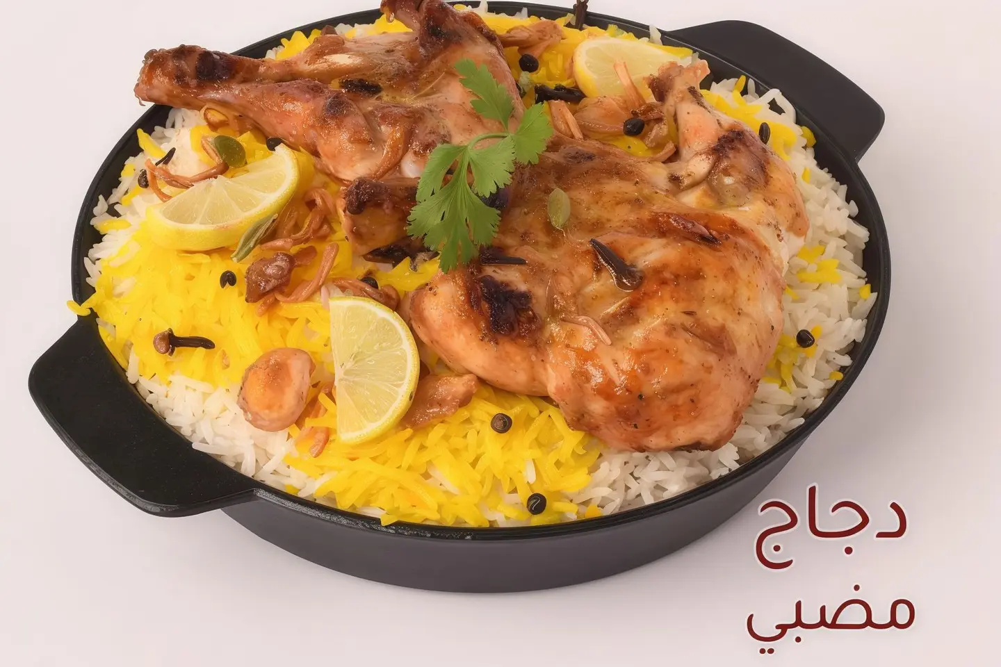 Half Madbi Chicken With Mandi Rice
