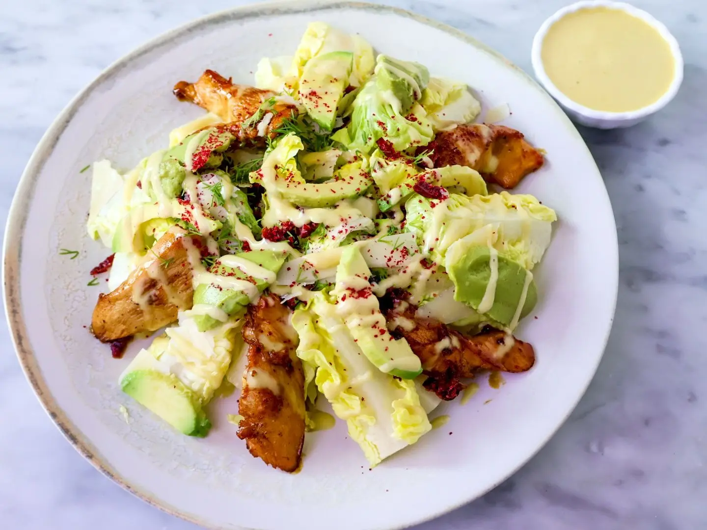 سلطة الدجاج بالعسل