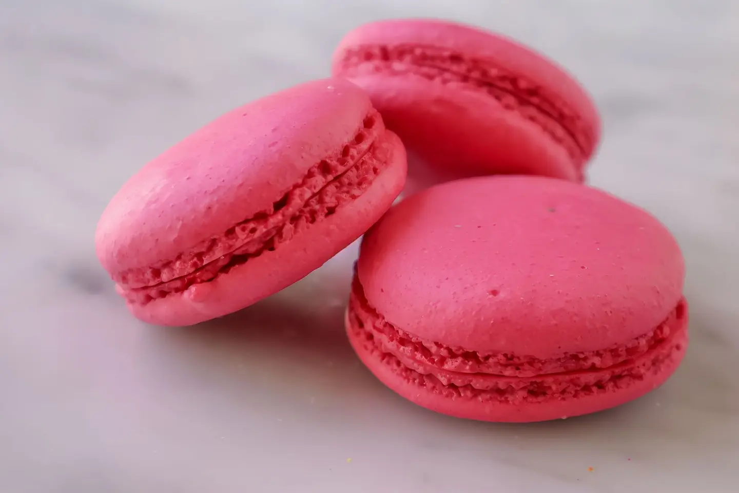 Raspberry Jam Macaron