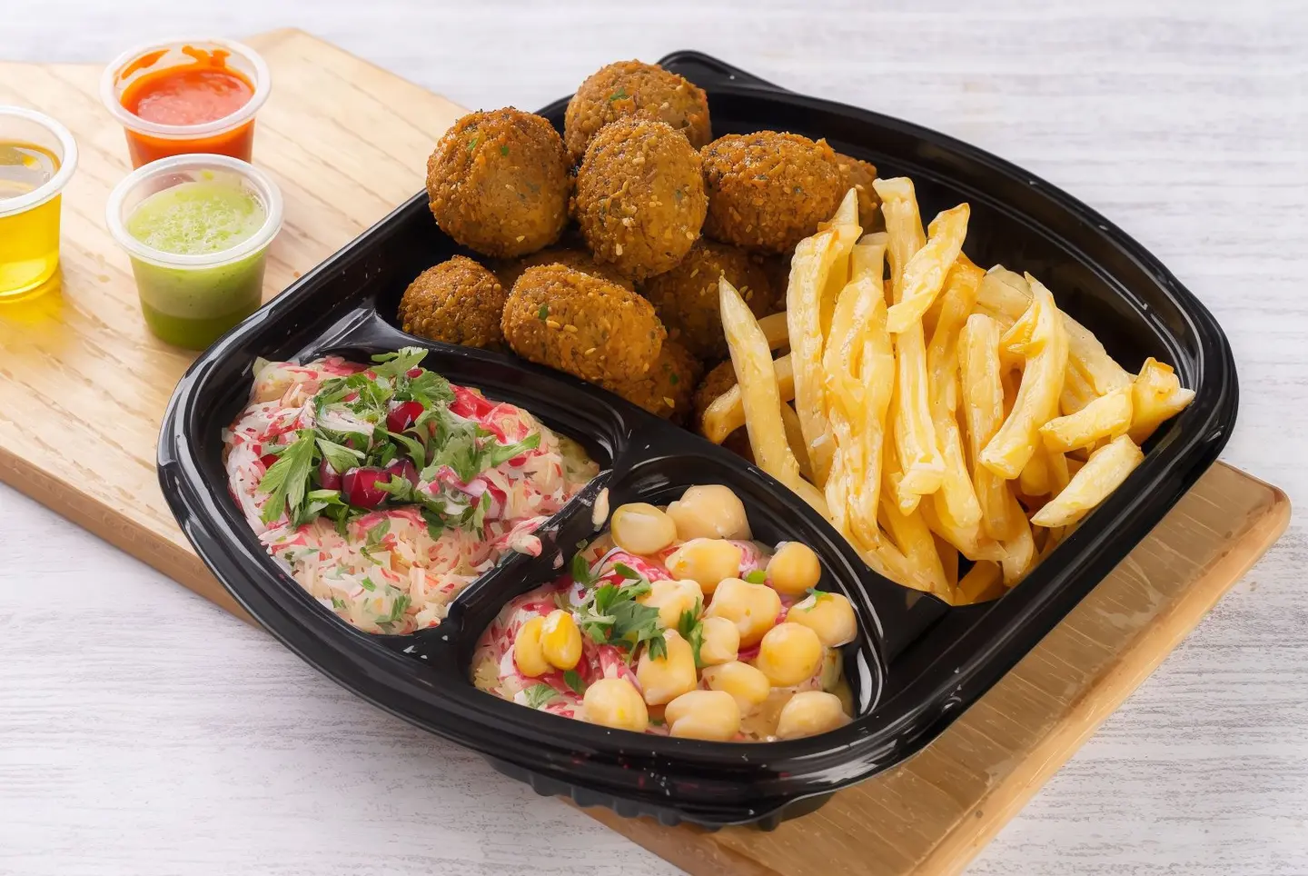 صحن فلافل النشامى مشكل