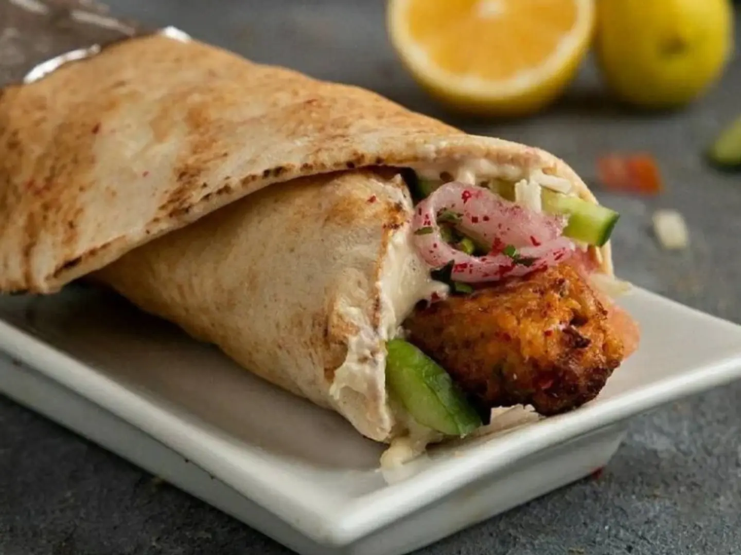 Grilled Chicken Kebab Sandwich