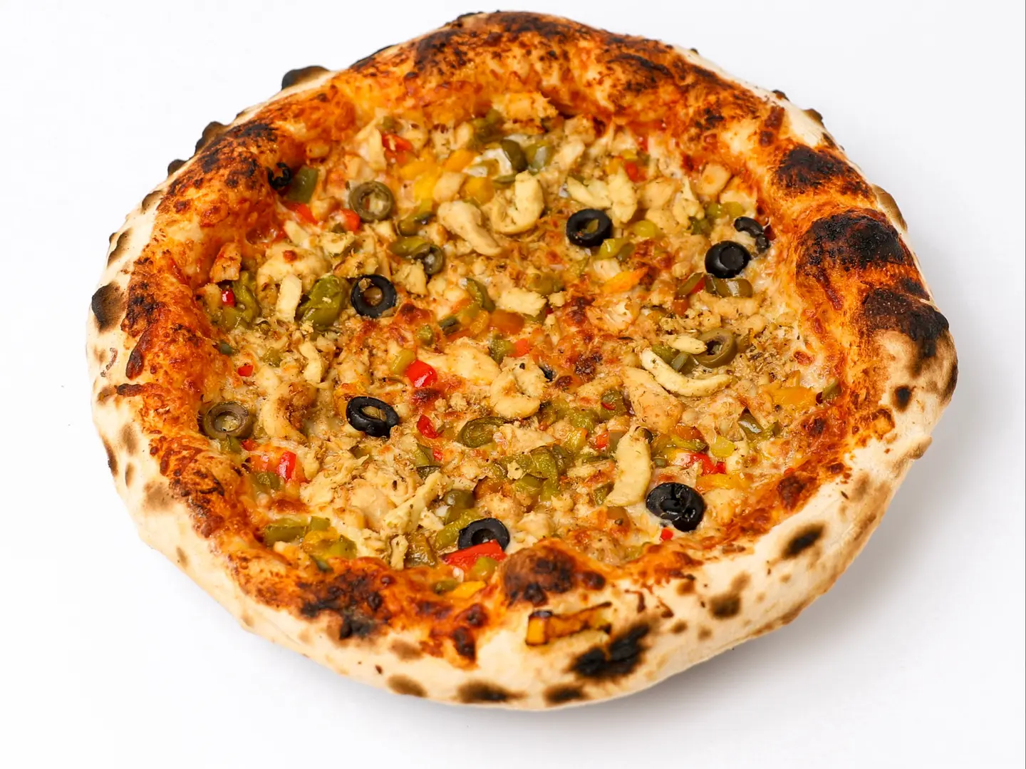 بيتزا دجاج خضار