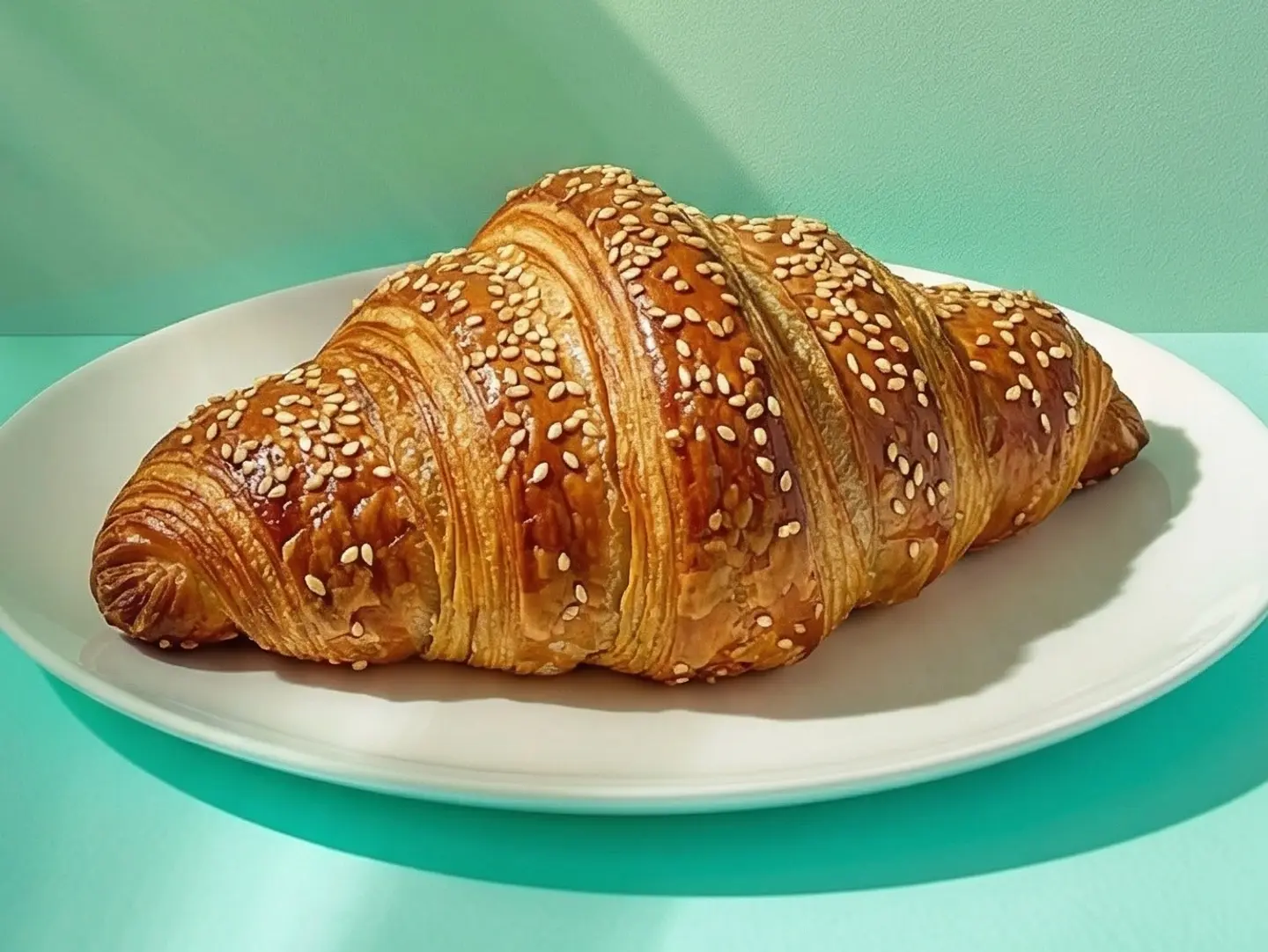 كرواسون كبير بالفيتا مع العسل