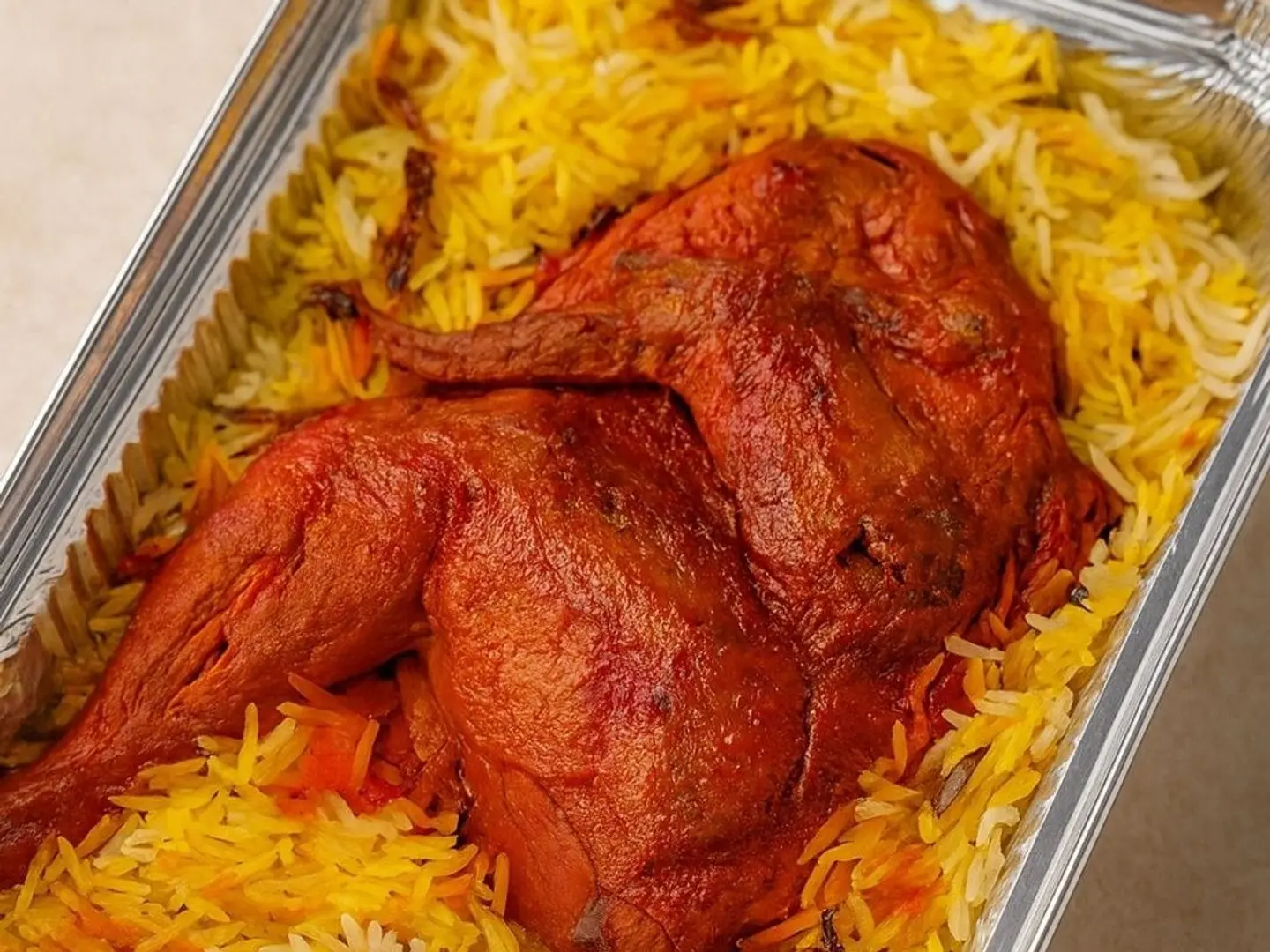 Half Rotisserie Chicken With Traditional Rice