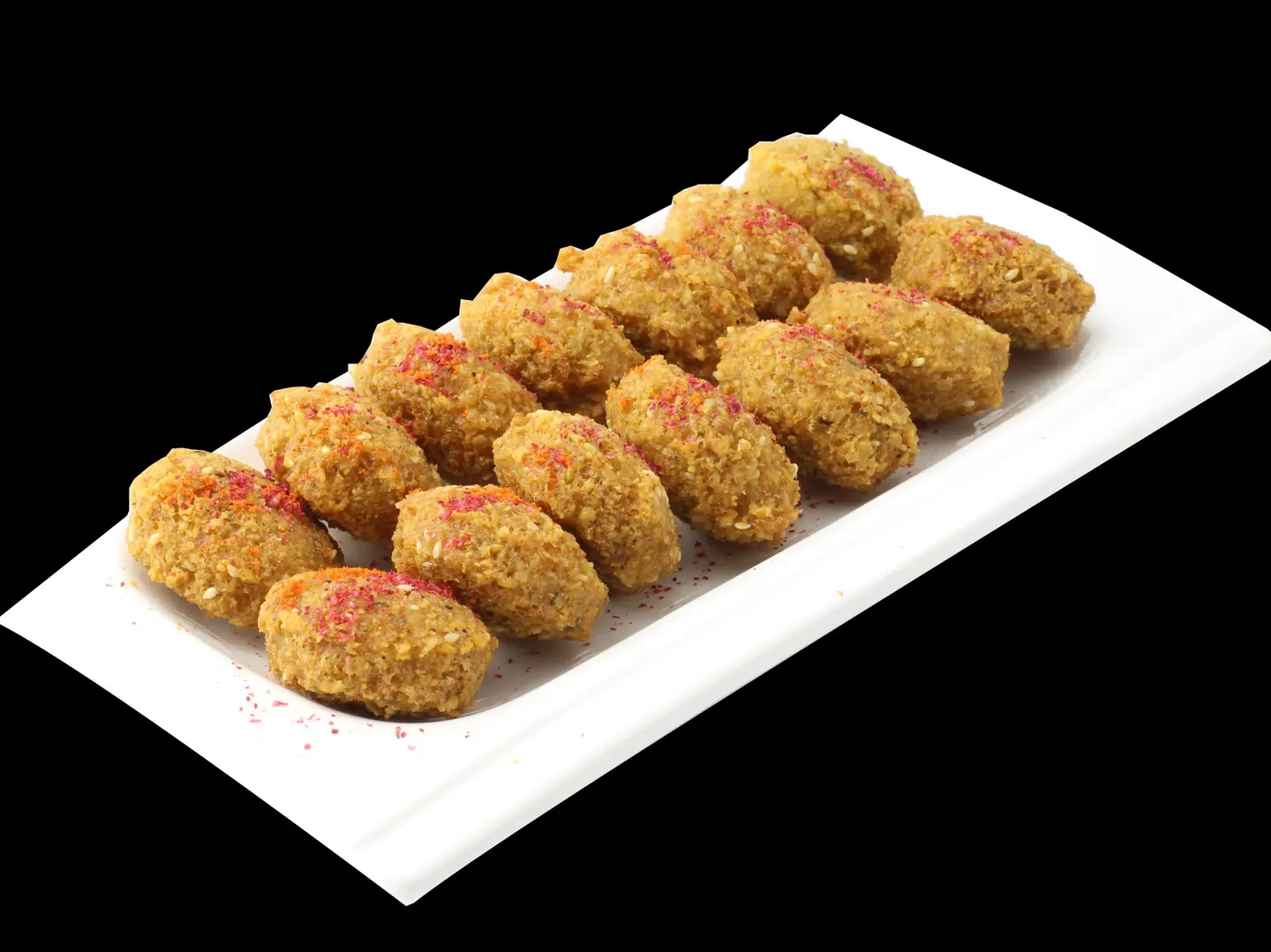 اربع حبات من الفلافل