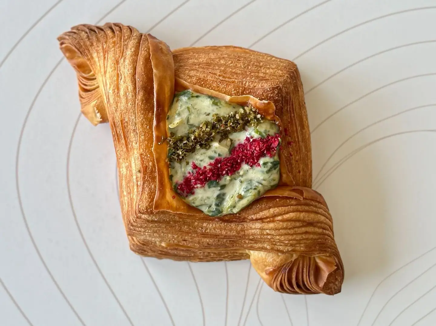 Cheese Spinach Danish