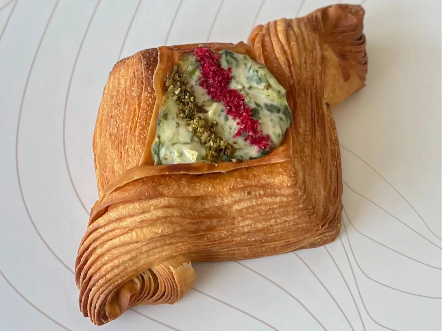 Danish Cheese & Spinach With Coffee Day
