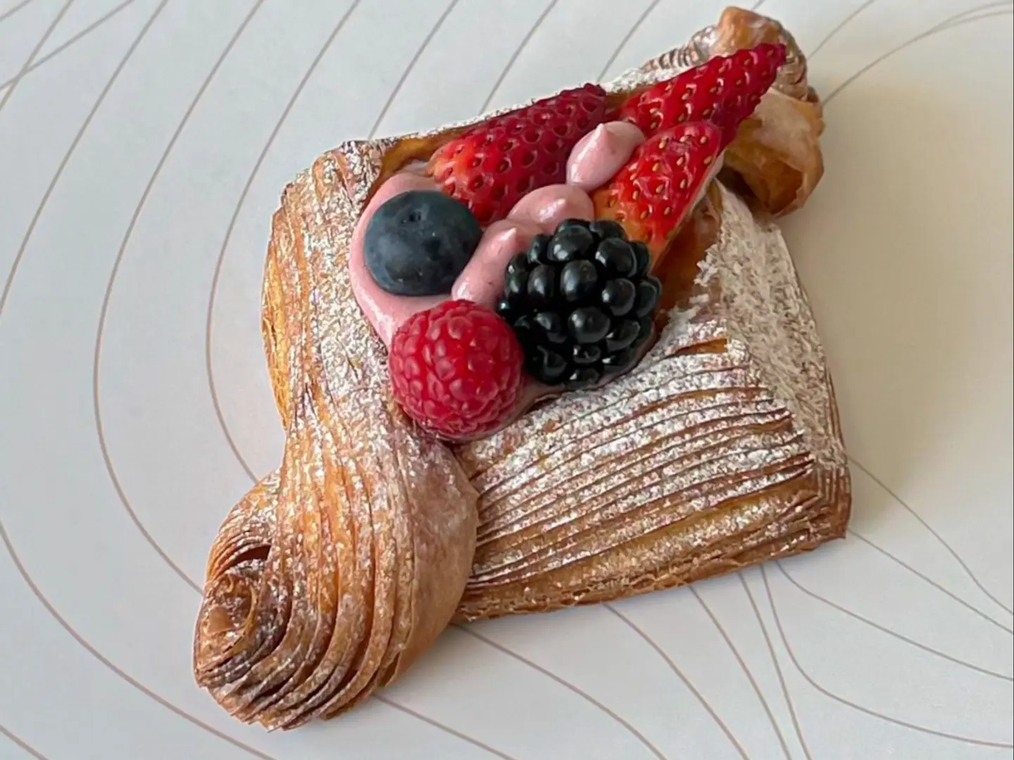Berry Danish With Coffee Day